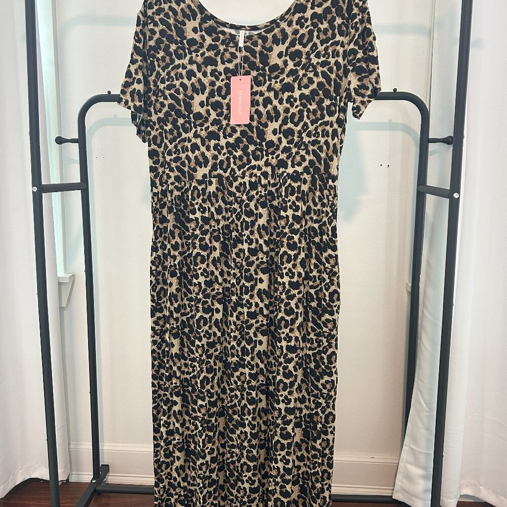 Never worn leopard print Dress